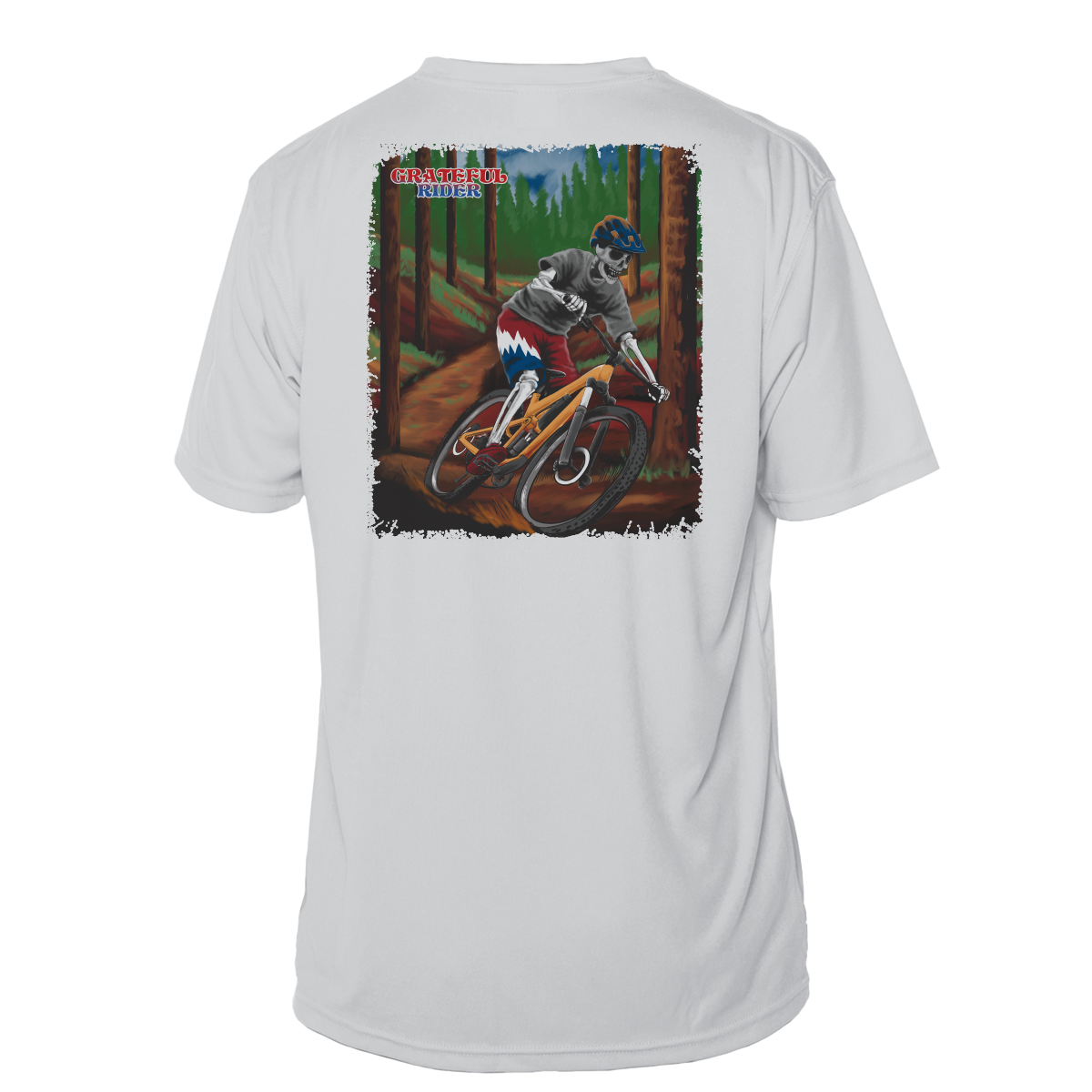 Grateful Rider Mountain Biker Short Sleeve UV Shirt