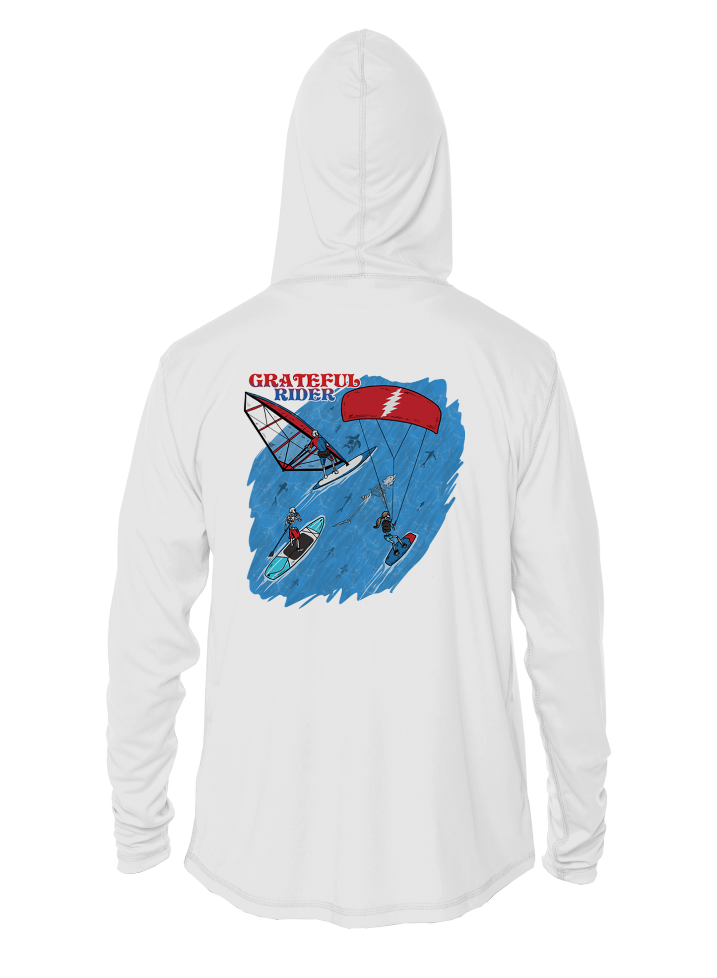 Wind & Wave UPF 50+ Performance Hoodie | Grateful Rider