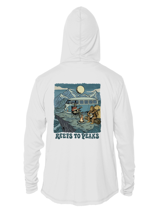 Campfire Jam UPF 50+ Performance Hoodie | Reefs to Peaks
