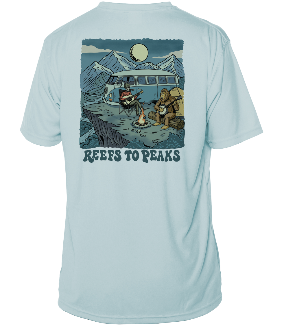 Campfire Jam UPF 50+ Short Sleeve Shirt | Reefs to Peaks