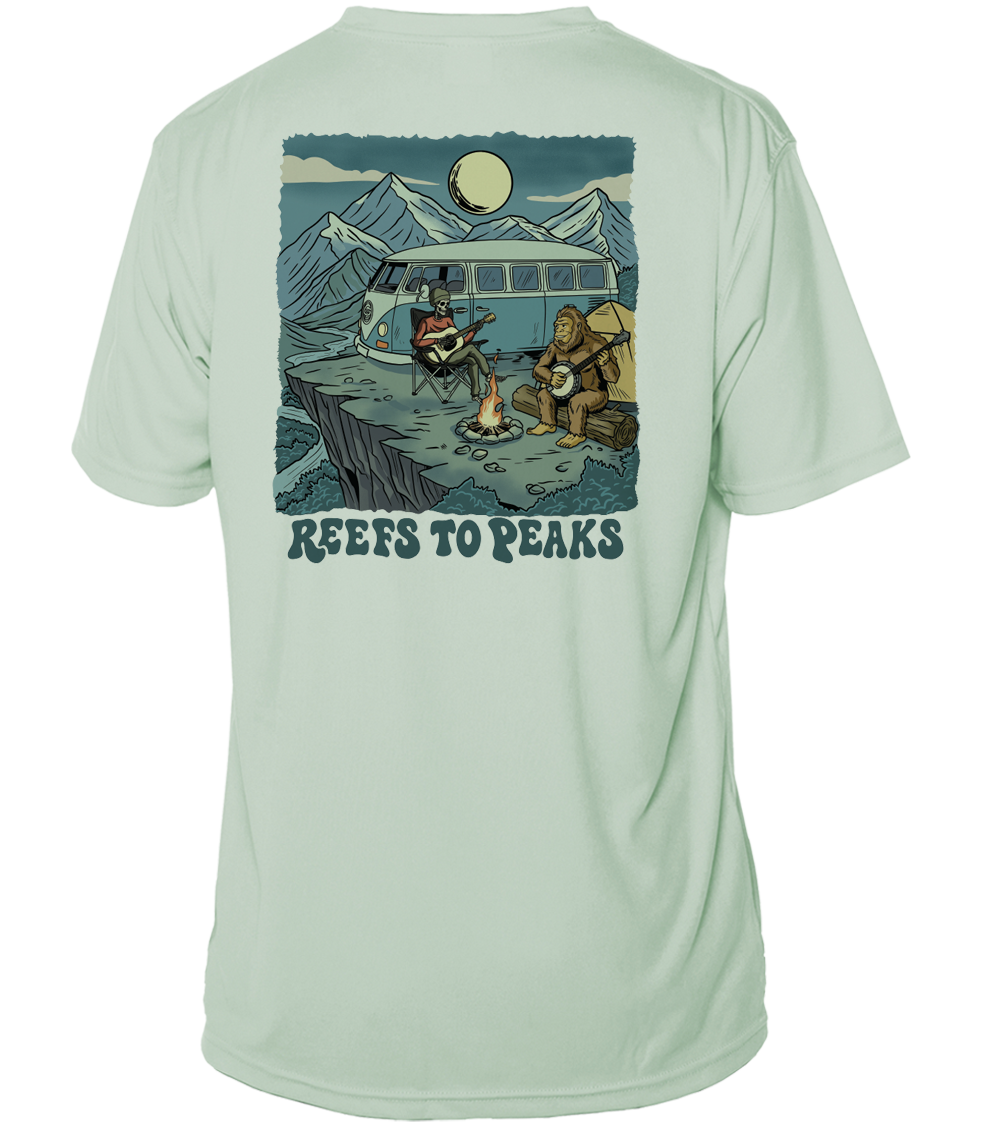 Campfire Jam UPF 50+ Short Sleeve Shirt | Reefs to Peaks