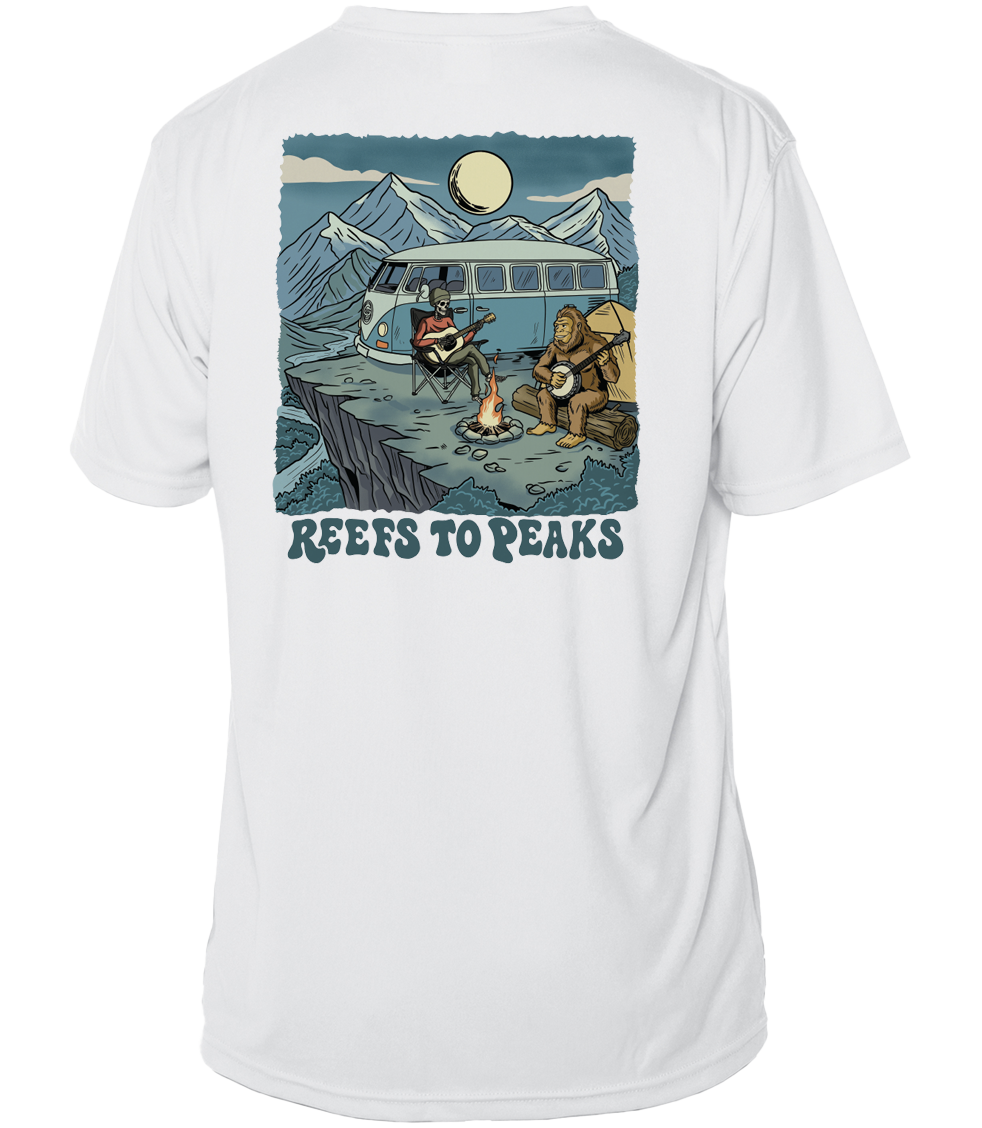 Campfire Jam UPF 50+ Short Sleeve Shirt | Reefs to Peaks