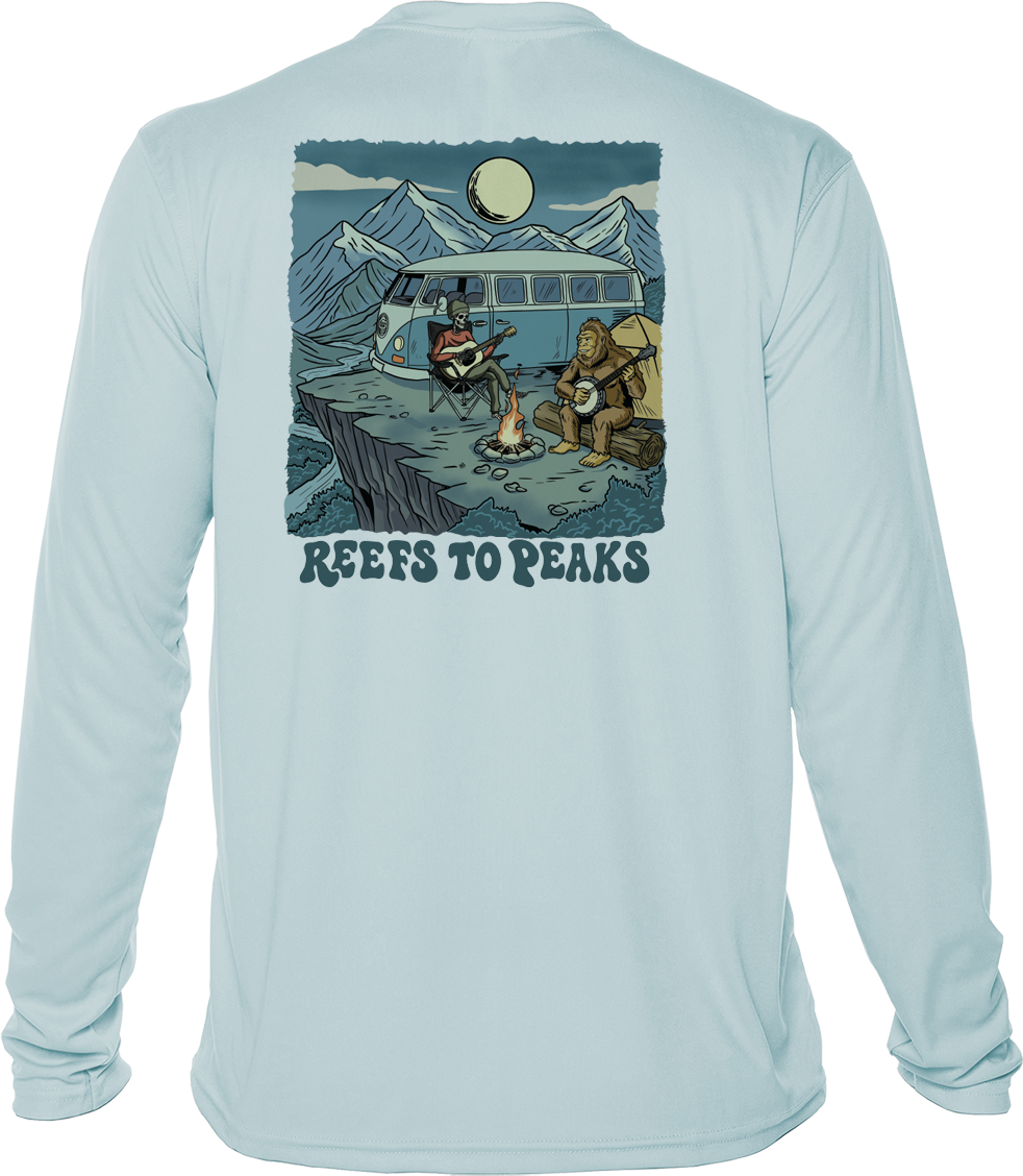 Campfire Jam UPF 50+ Long Sleeve Shirt | Reefs to Peaks