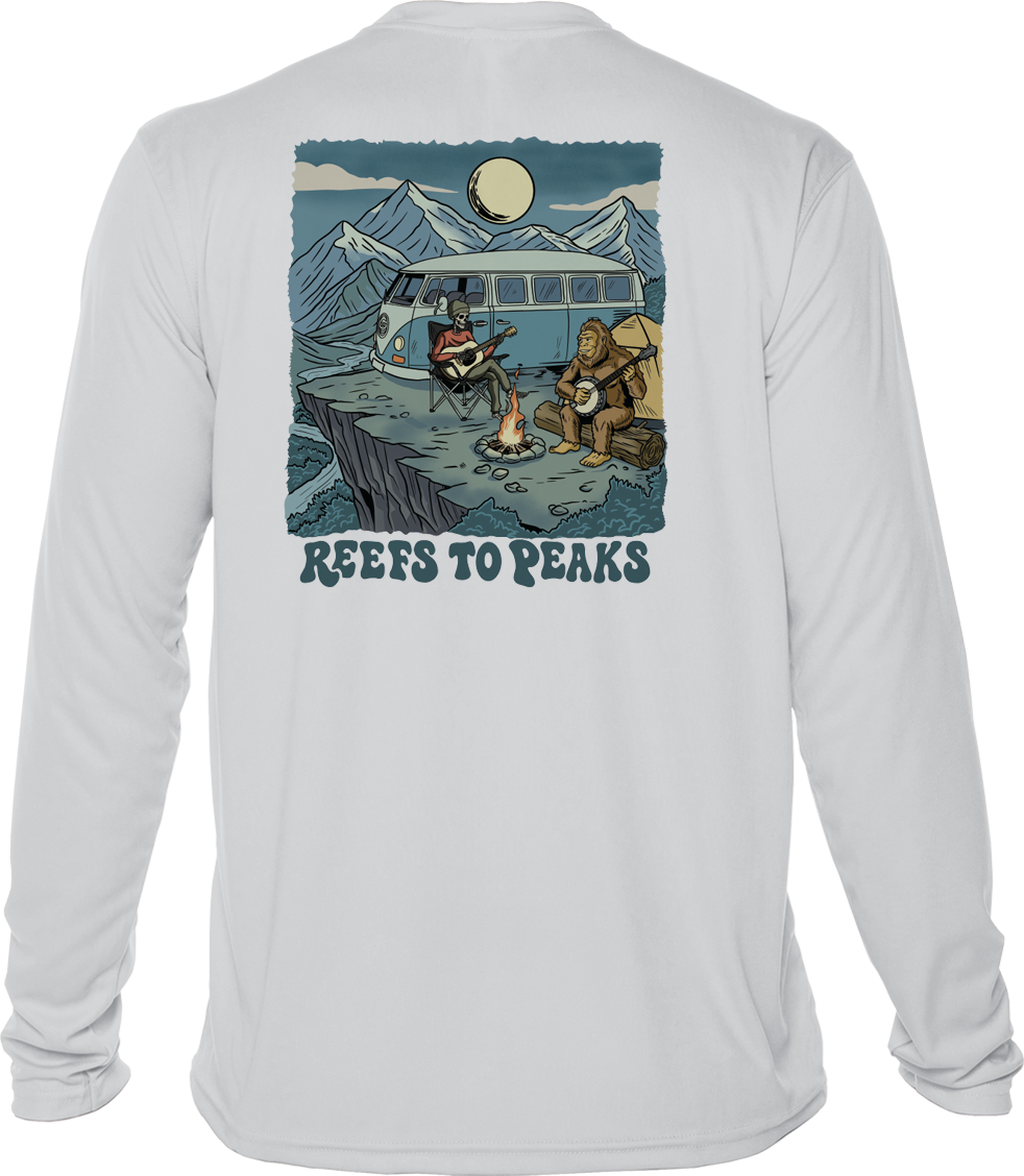 Campfire Jam UPF 50+ Long Sleeve Shirt | Reefs to Peaks