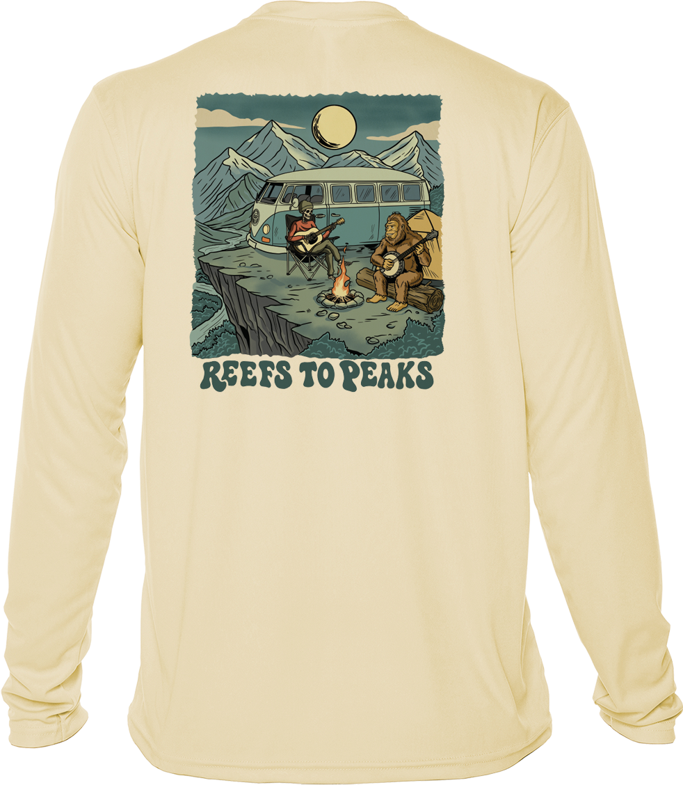Campfire Jam UPF 50+ Long Sleeve Shirt | Reefs to Peaks