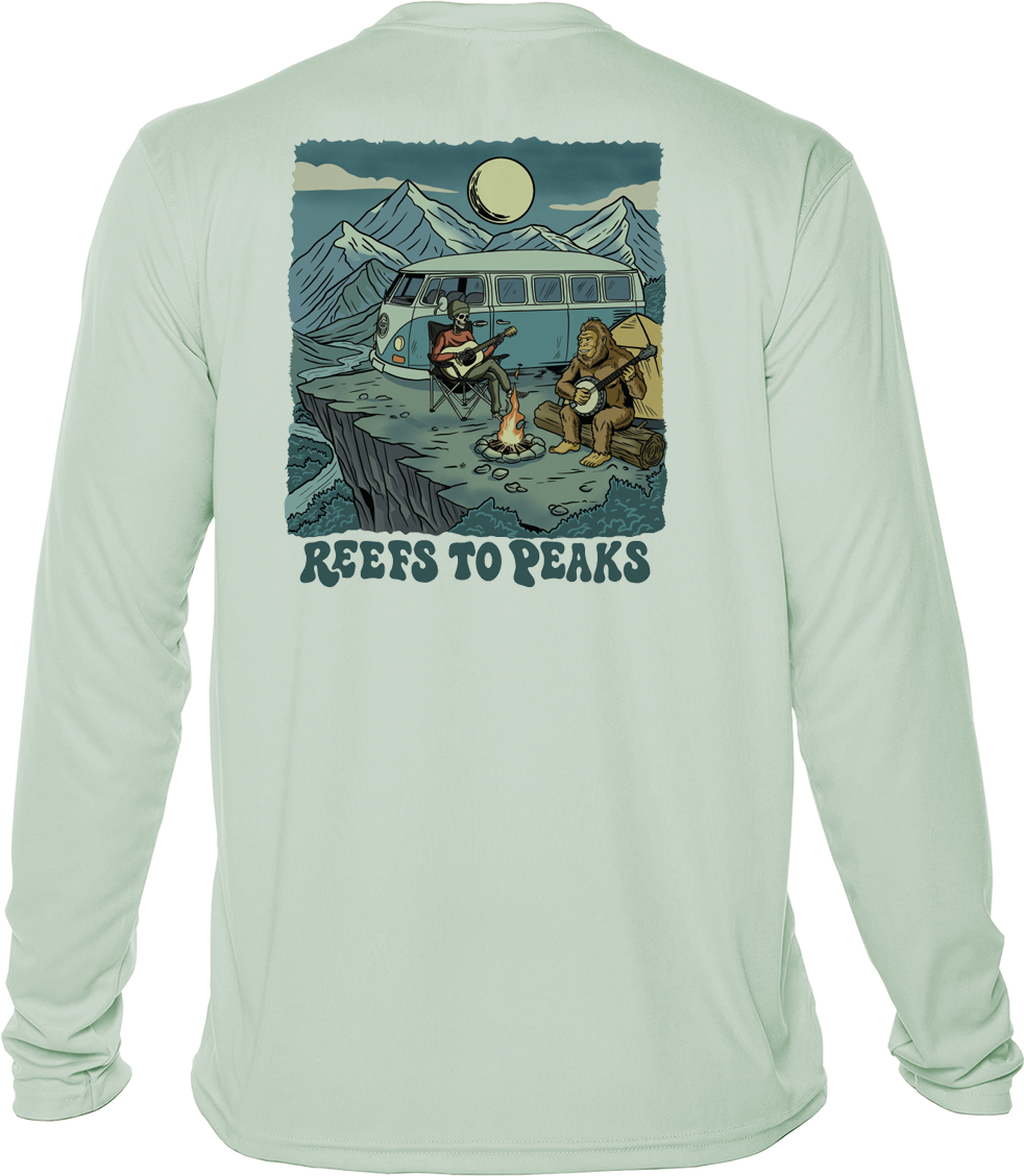 Campfire Jam UPF 50+ Long Sleeve Shirt | Reefs to Peaks