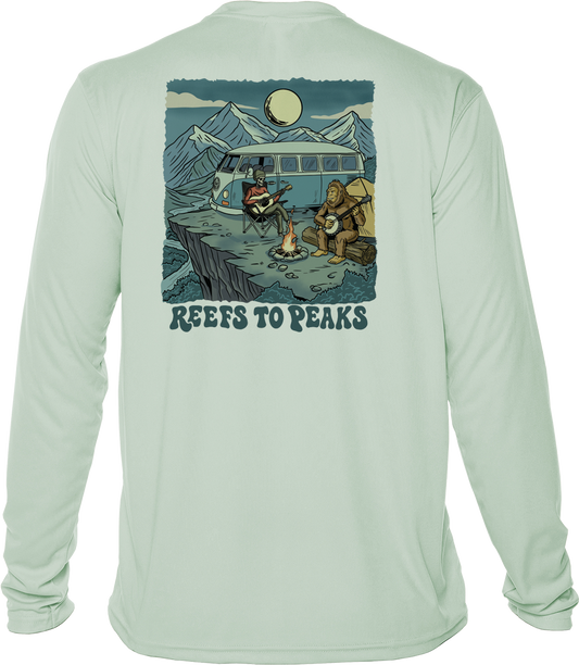 Campfire Jam UPF 50+ Long Sleeve Shirt | Reefs to Peaks