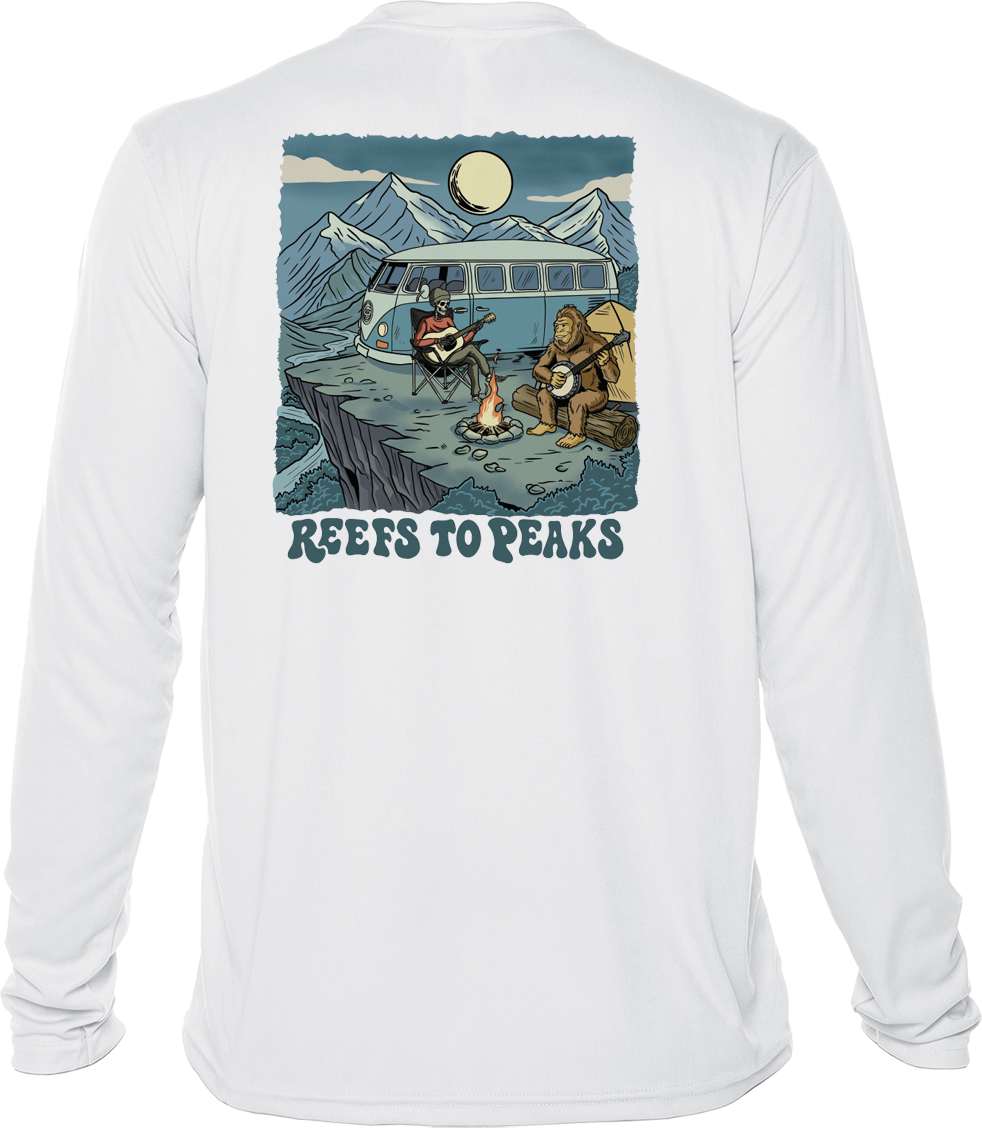 Campfire Jam UPF 50+ Long Sleeve Shirt | Reefs to Peaks
