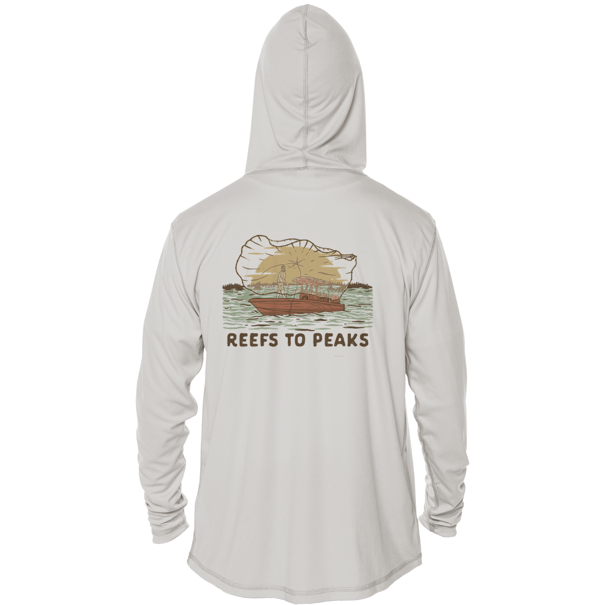 Golden Throw UPF 50+ Performance Hoodie | Reefs to Peaks
