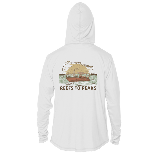 Golden Throw UPF 50+ Performance Hoodie | Reefs to Peaks