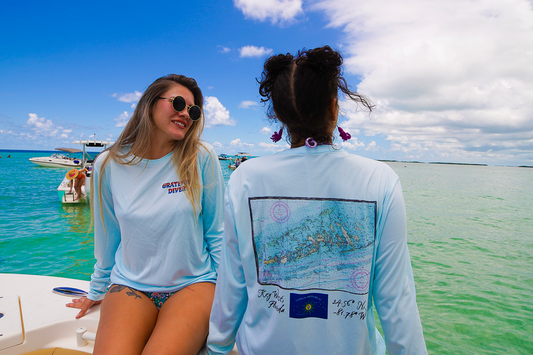 Shrimp Road Surf Co Key West Chart UV Shirt