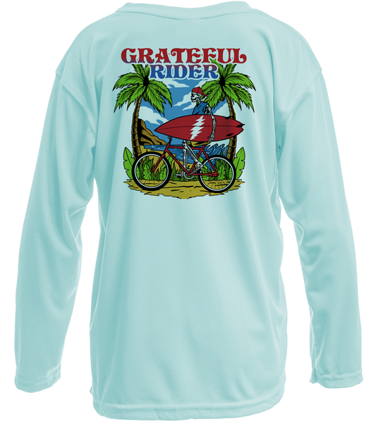 Coastal Cruiser UPF 50+ Youth Long Sleeve Shirt | Grateful Rider