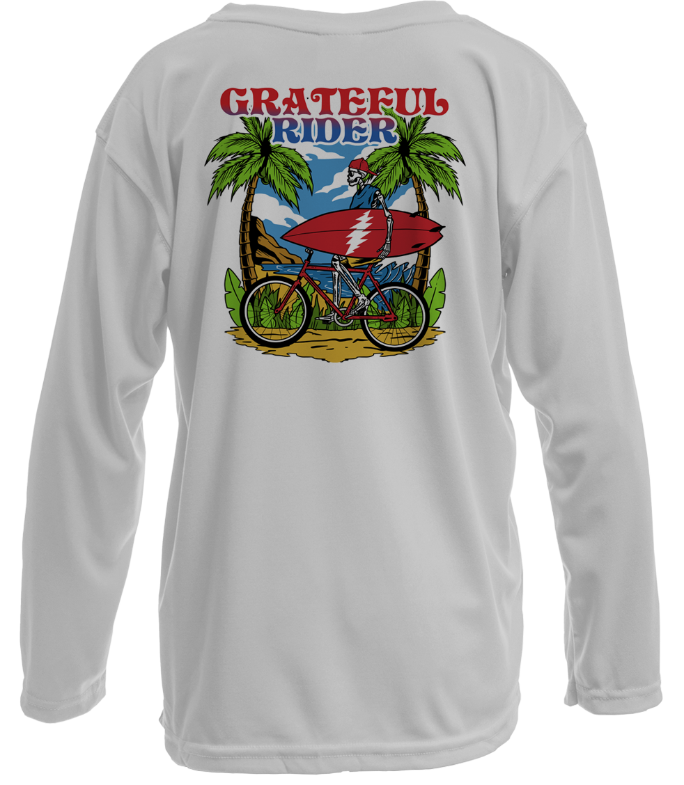 Coastal Cruiser UPF 50+ Youth Long Sleeve Shirt | Grateful Rider