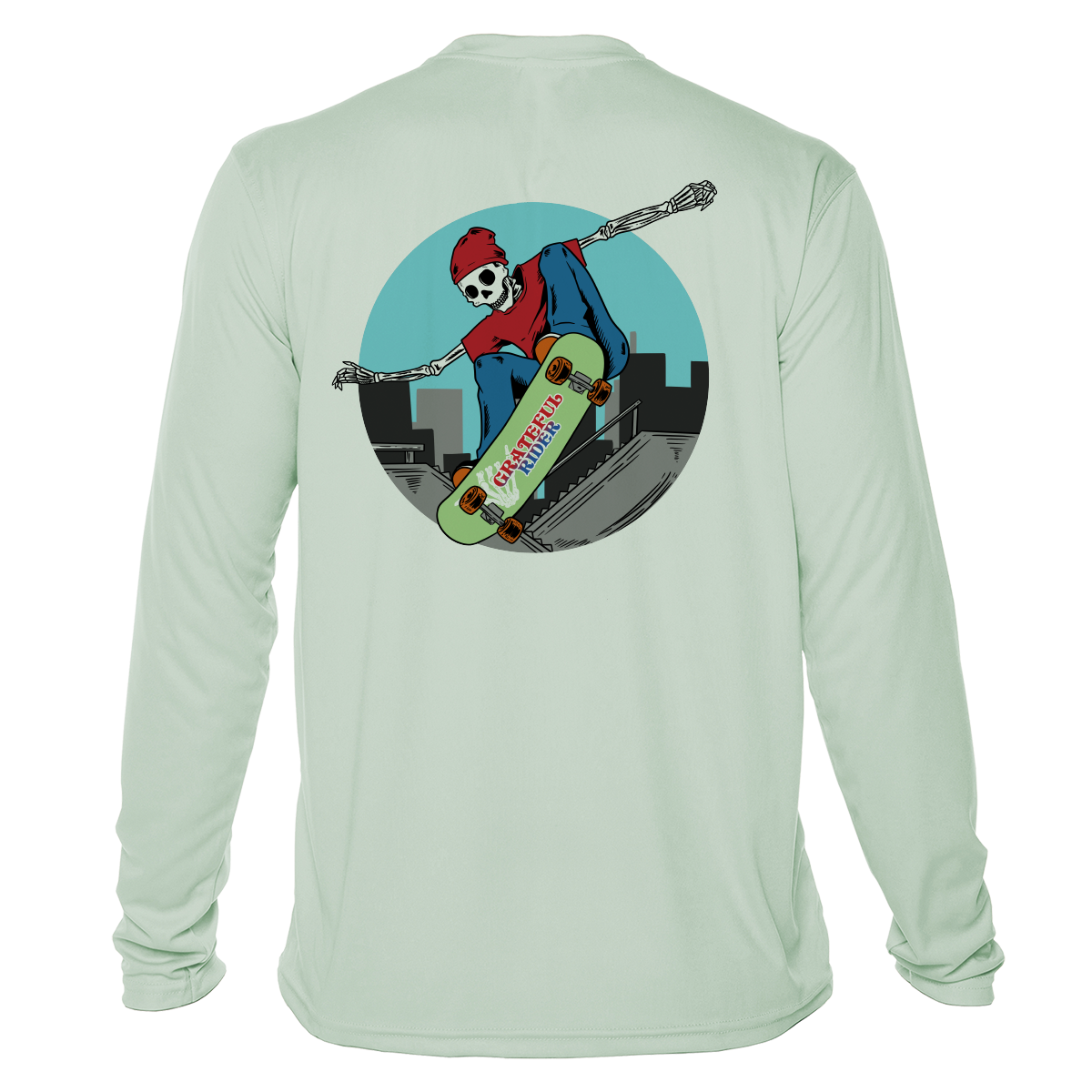 Concrete Jungle UPF 50+ Long Sleeve Shirt | Grateful Rider