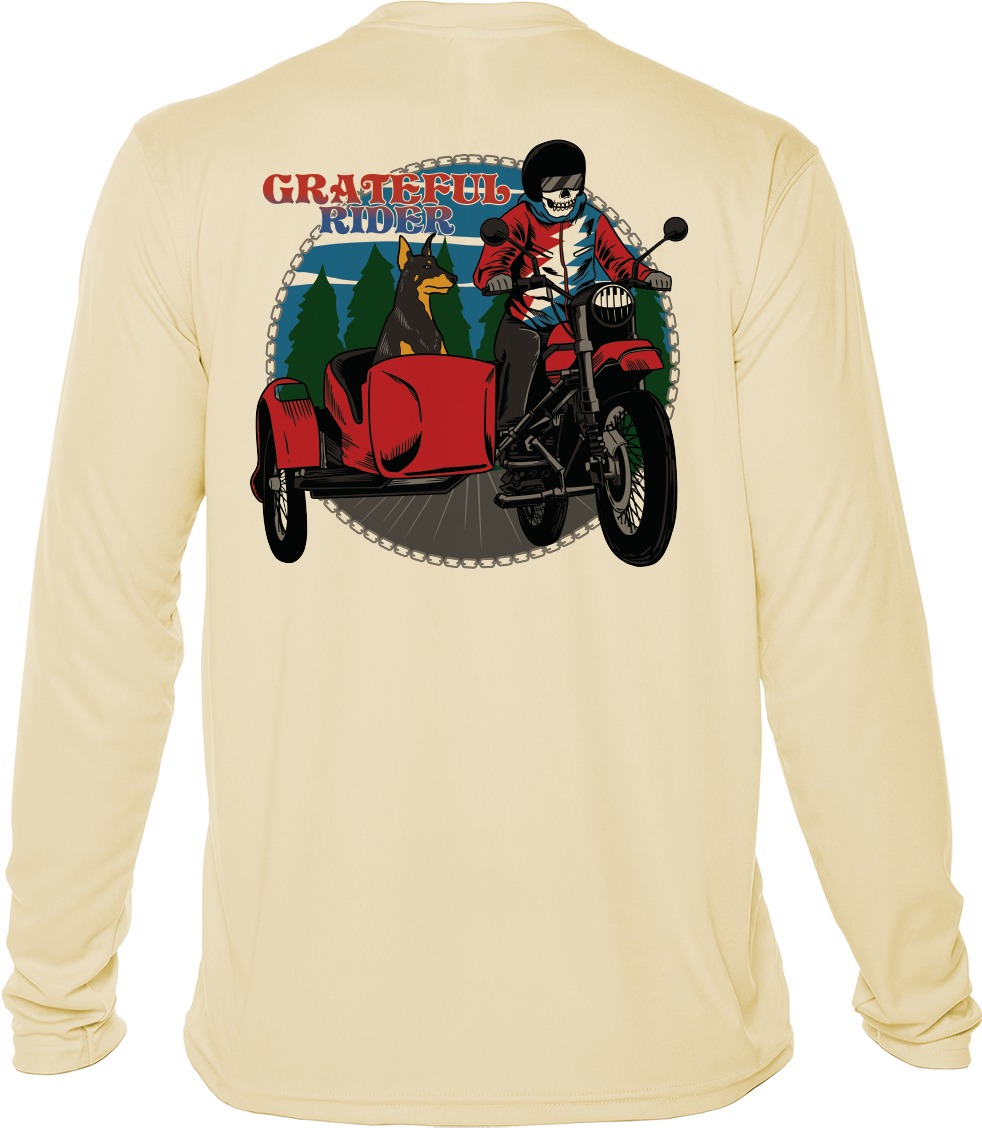 Copilot UPF 50+ Long Sleeve Shirt | Grateful Rider