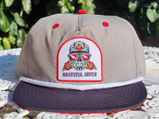 Grateful Diver Sugar Skull Camper Hat (3 Colors Available)