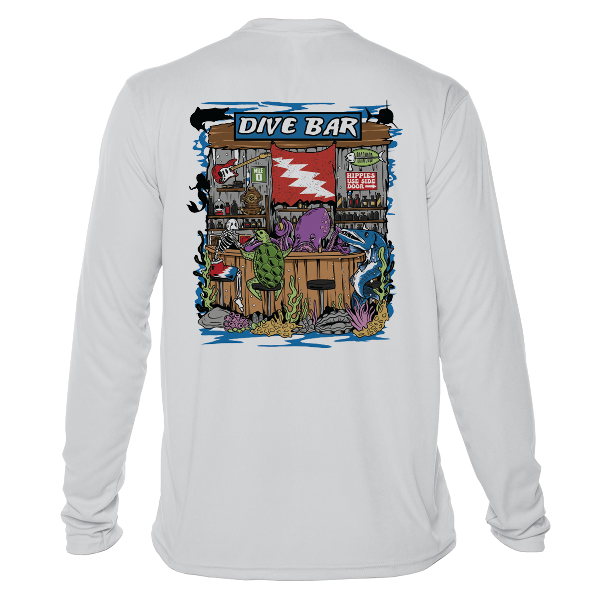 Dive Bar UPF 50+ Long Sleeve Shirt | Grateful Diver