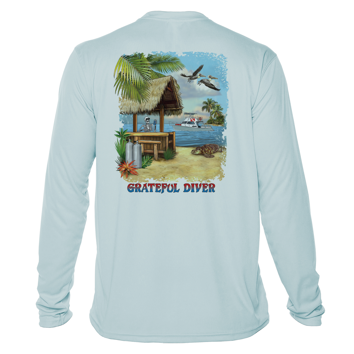 Dive Shack UPF 50+ Long Sleeve Shirt | Grateful Diver