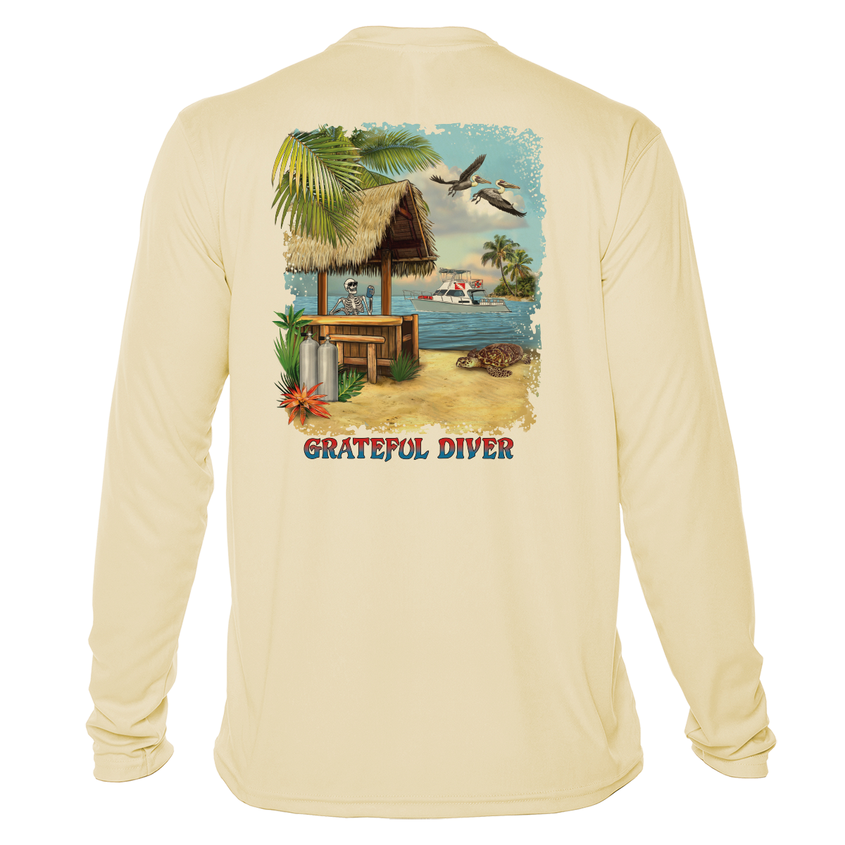 Dive Shack UPF 50+ Long Sleeve Shirt | Grateful Diver