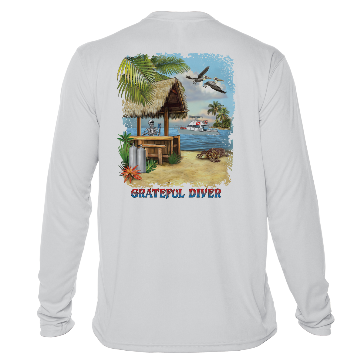 Dive Shack UPF 50+ Long Sleeve Shirt | Grateful Diver