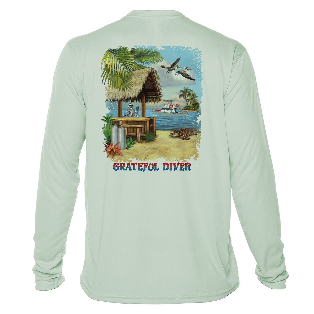 Dive Shack UPF 50+ Long Sleeve Shirt | Grateful Diver
