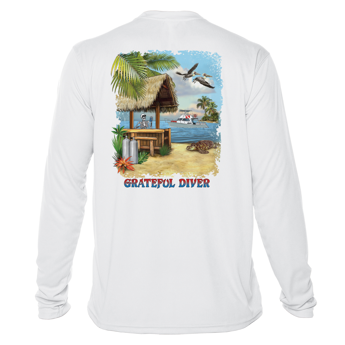 Dive Shack UPF 50+ Long Sleeve Shirt | Grateful Diver