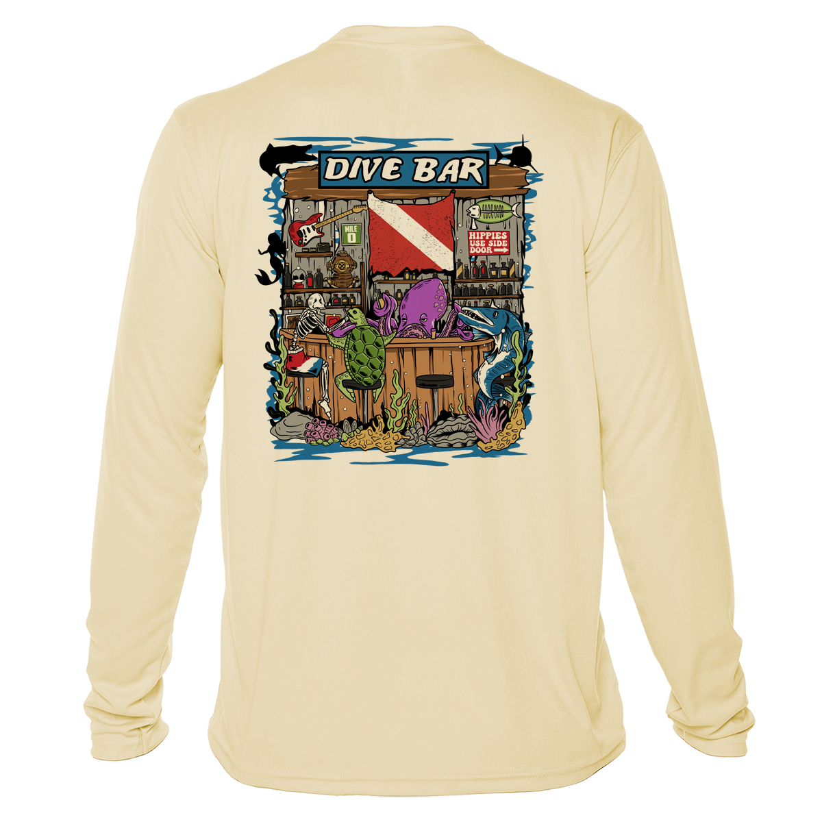 Grateful Diver Dive Bar UV Shirt