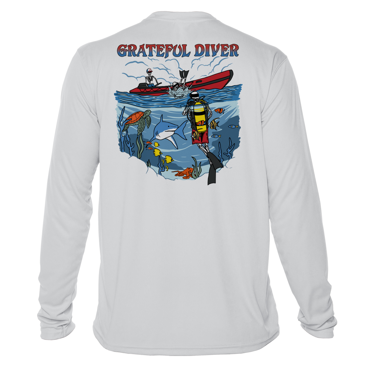 Grateful Diver Back Roll UV Shirt