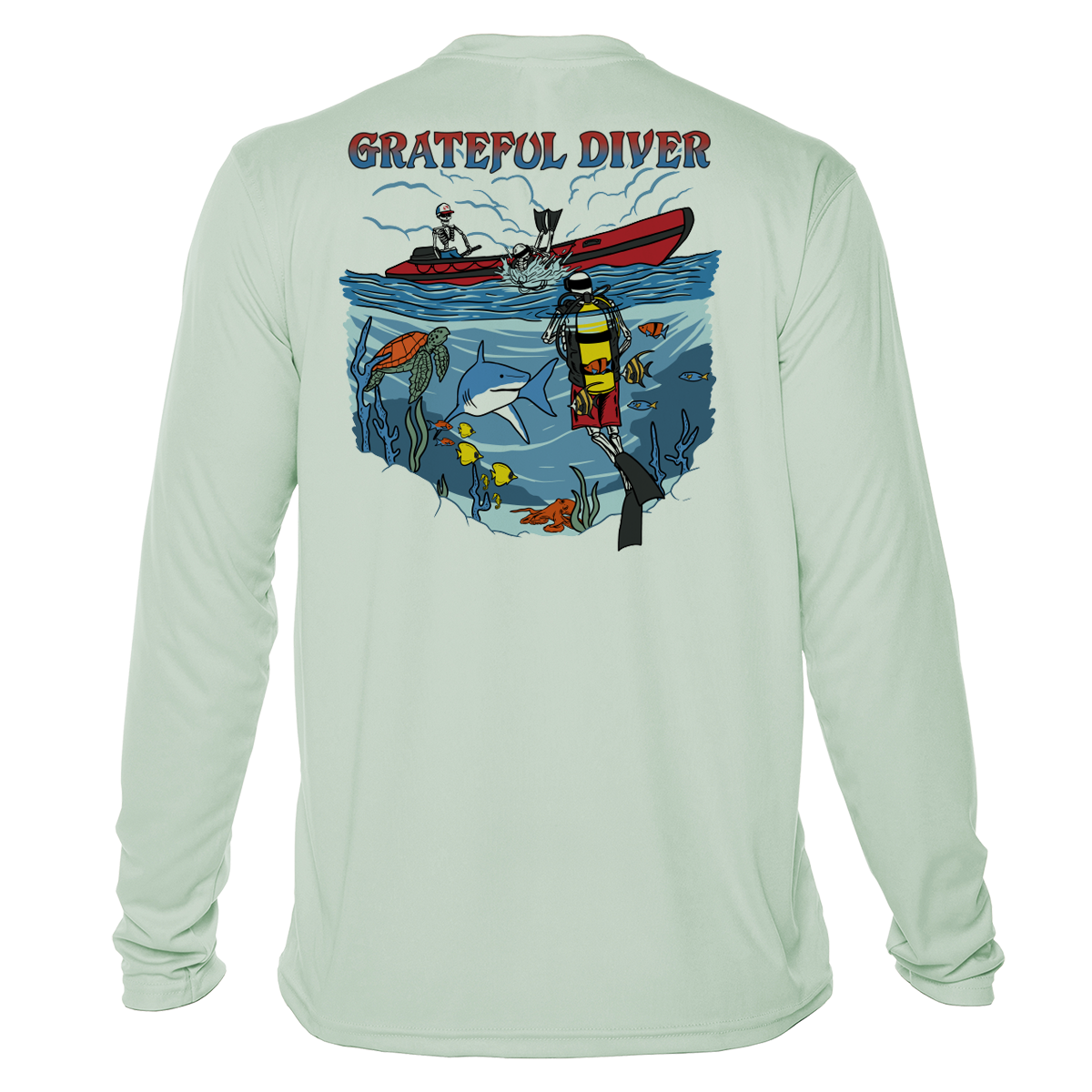 Grateful Diver Back Roll UV Shirt