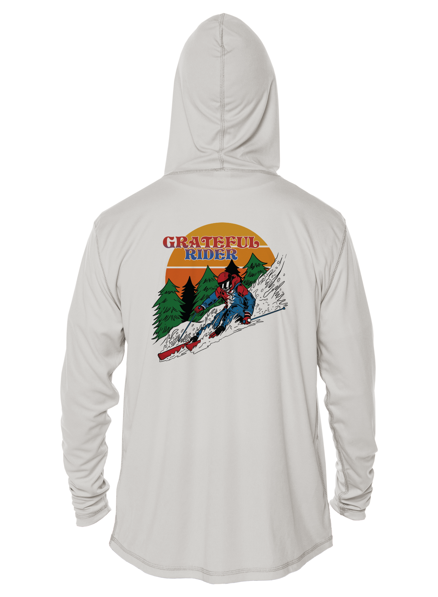 Downhill Drift UPF 50+ Performance Hoodie | Grateful Rider