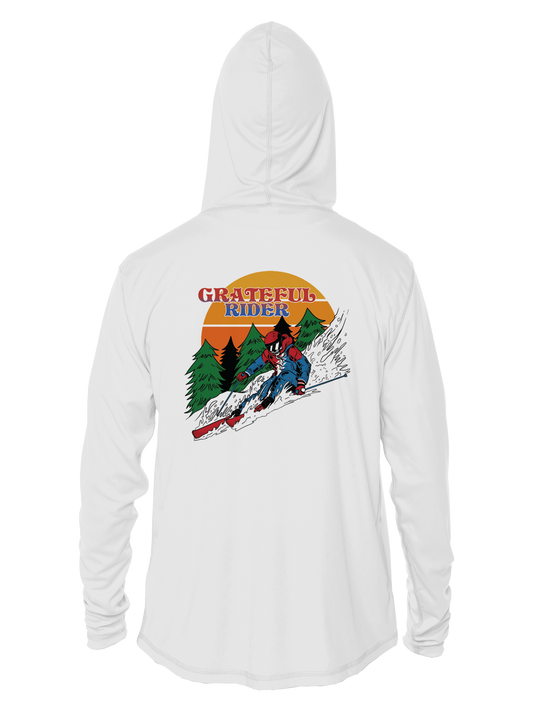 Downhill Drift UPF 50+ Performance Hoodie | Grateful Rider