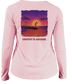 Evening Flats UPF 50+ Women's V-Neck Shirt | Grateful Angler