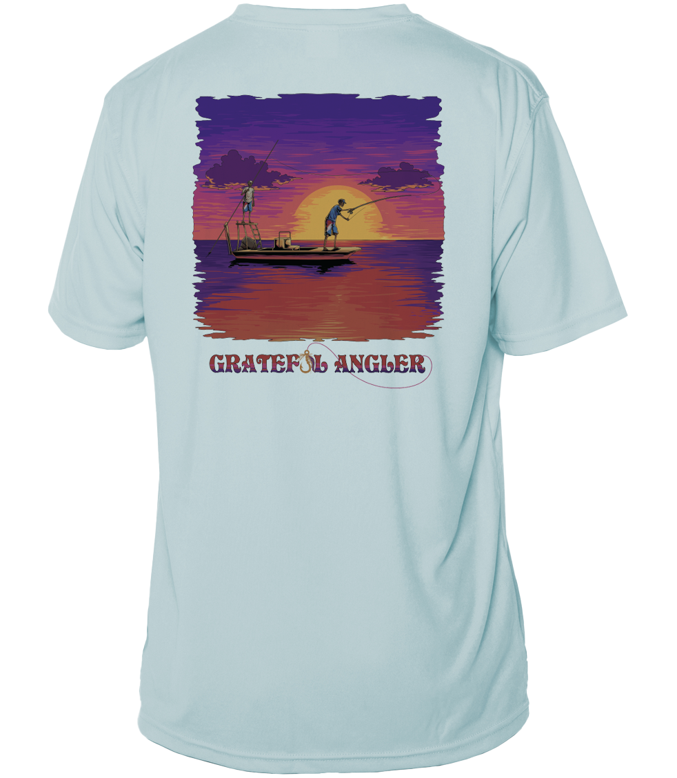 Evening Flats UPF 50+ Short Sleeve Shirt | Grateful Angler