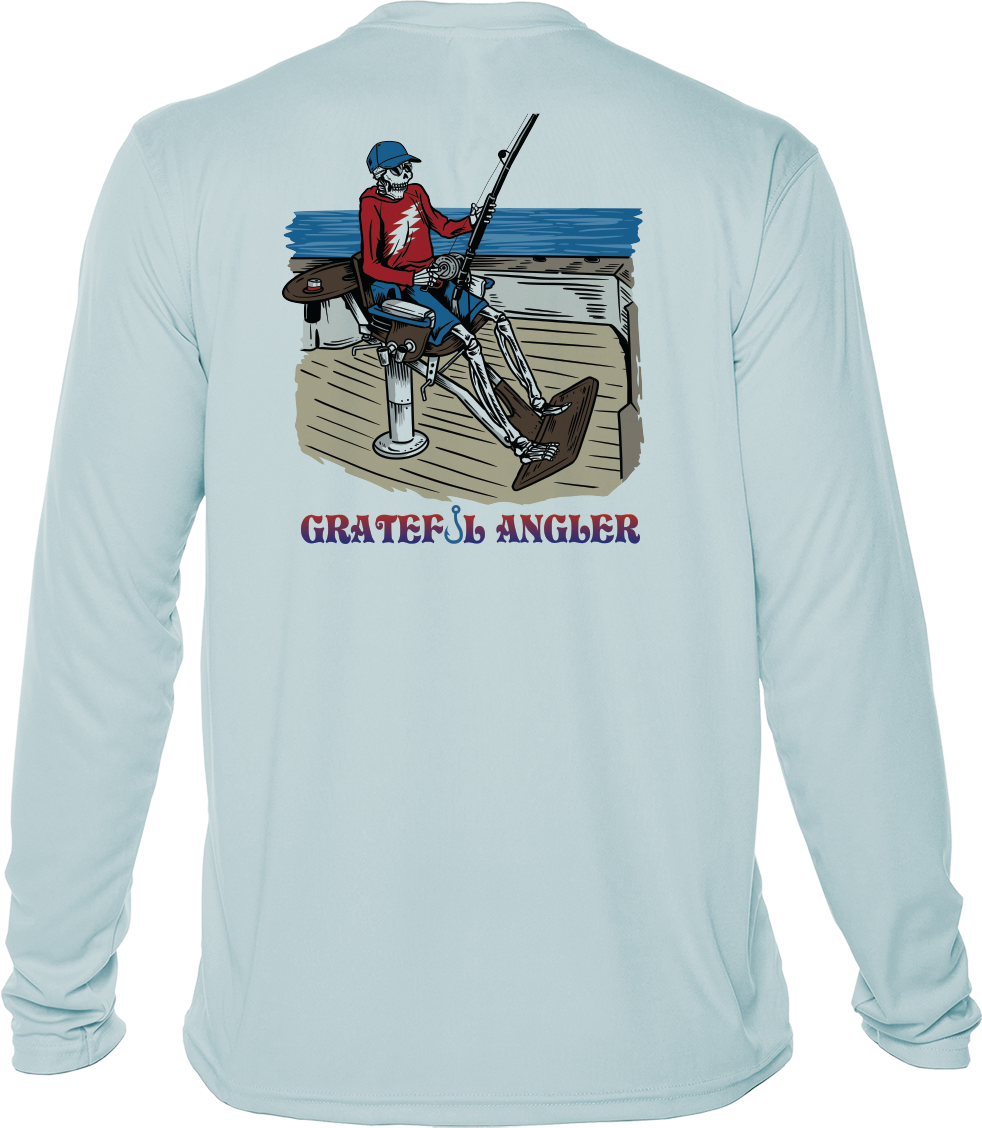 Fighting Chair UPF 50+ Long Sleeve Shirt | Grateful Angler