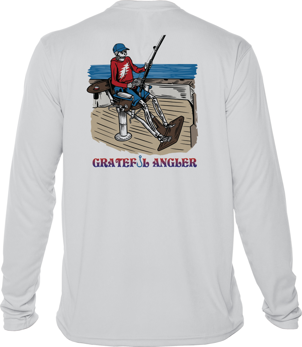 Fighting Chair UPF 50+ Long Sleeve Shirt | Grateful Angler