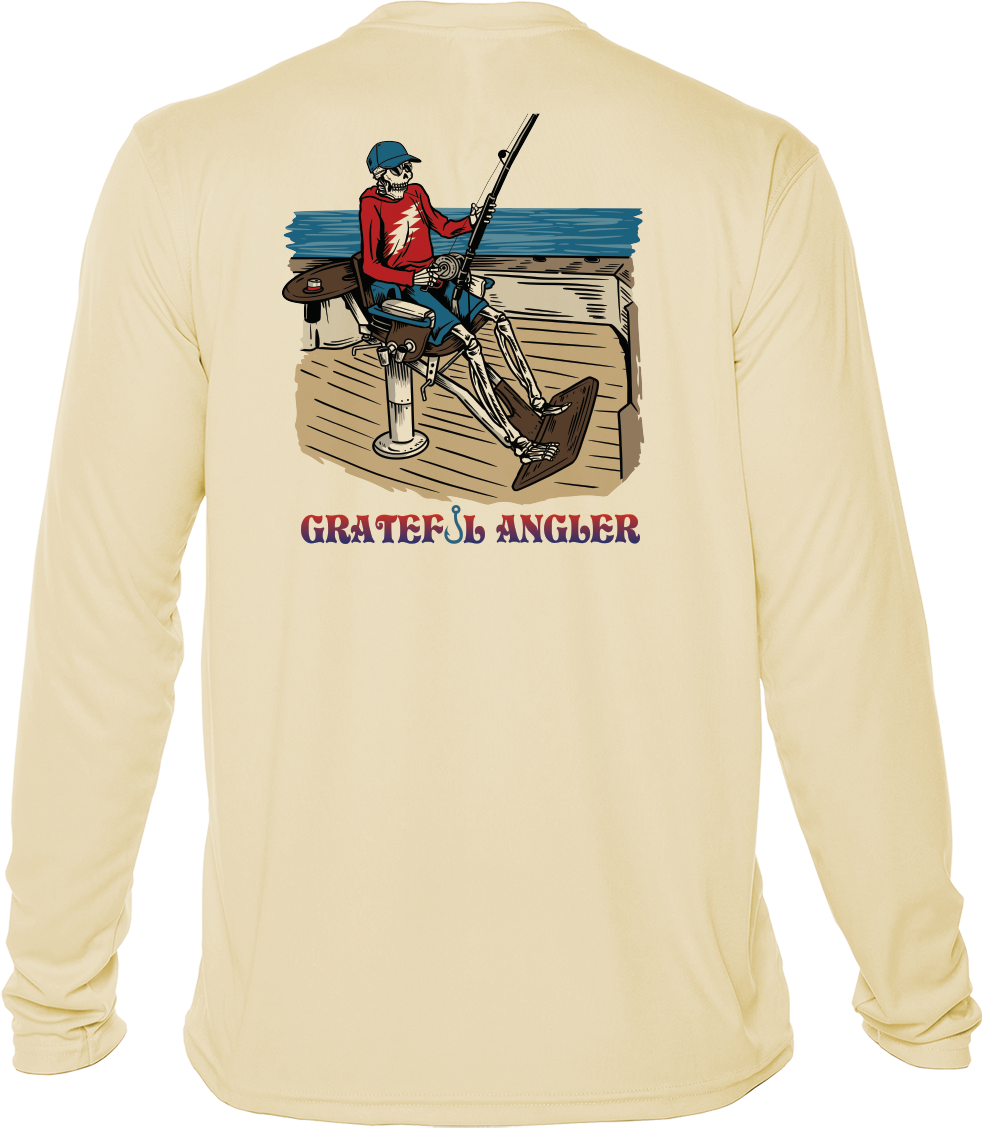 Fighting Chair UPF 50+ Long Sleeve Shirt | Grateful Angler