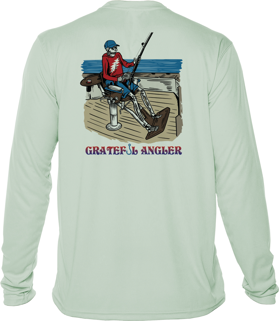 Fighting Chair UPF 50+ Long Sleeve Shirt | Grateful Angler