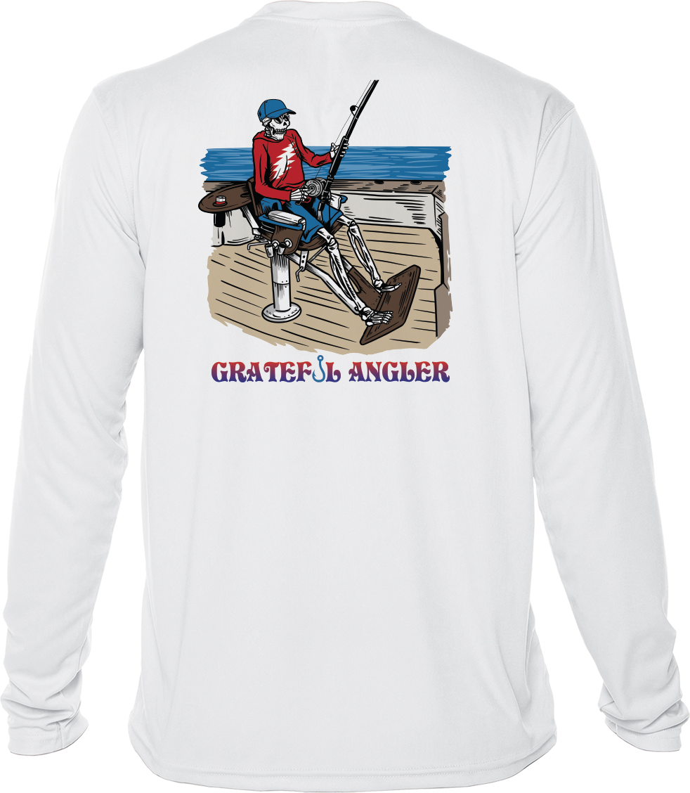 Fighting Chair UPF 50+ Long Sleeve Shirt | Grateful Angler
