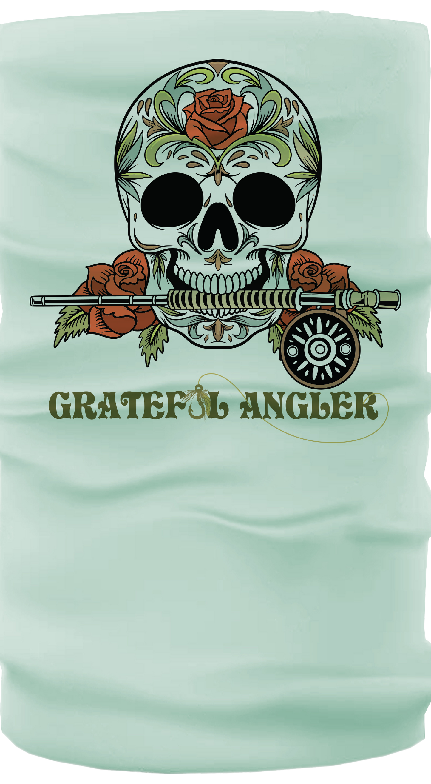 Grateful Angler Sugar Skull Neck Gaiter