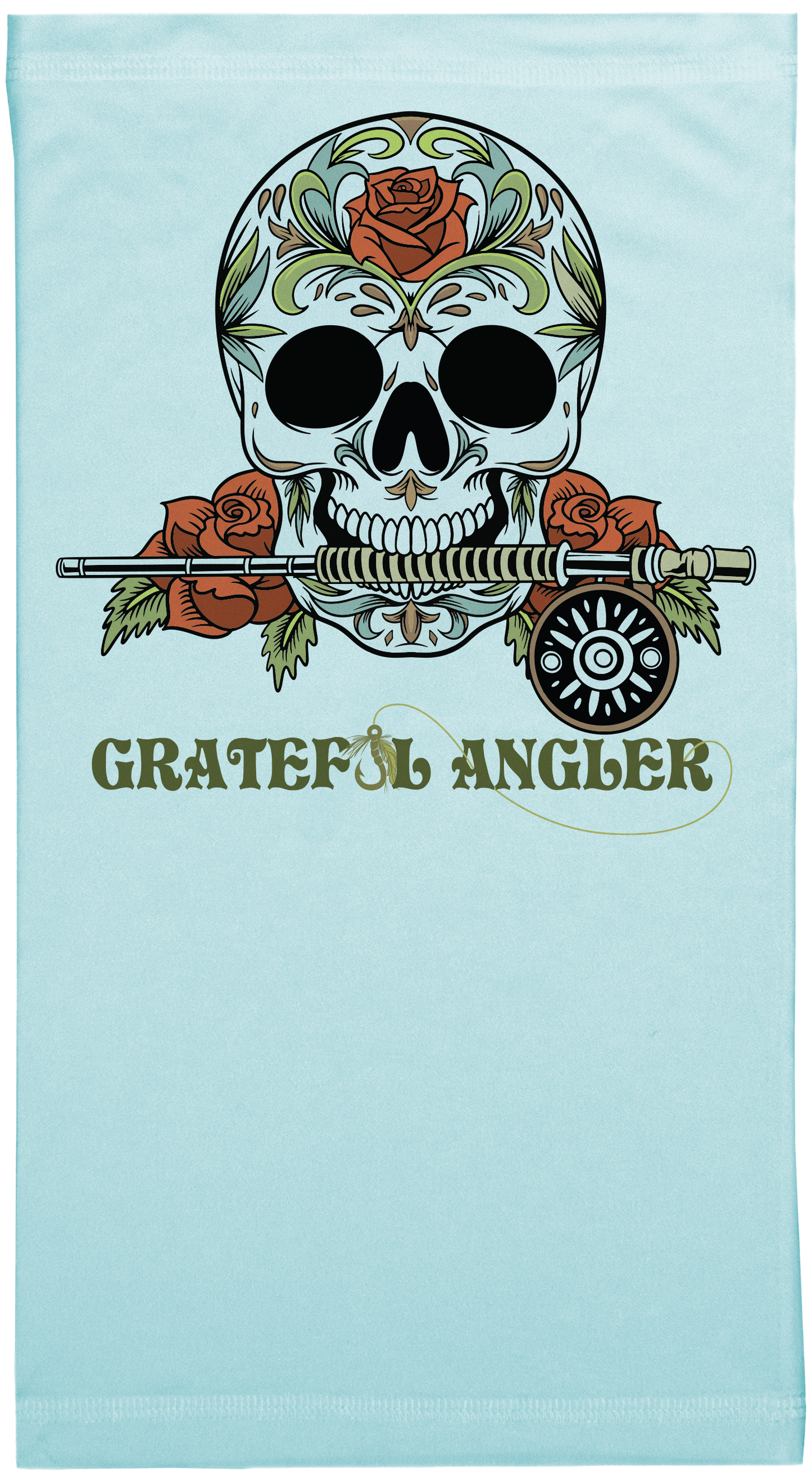 Grateful Angler Sugar Skull Neck Gaiter