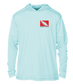 Psychedelic Octopus UPF 50+ Performance Hoodie | Grateful Diver