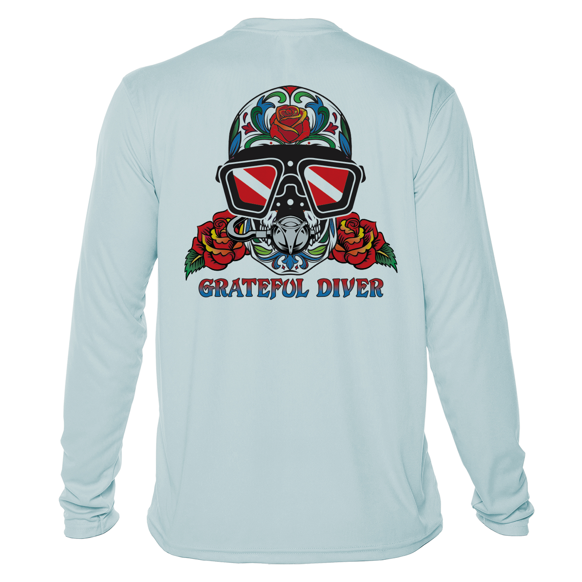 Grateful Diver Sugar Skull UV Shirt