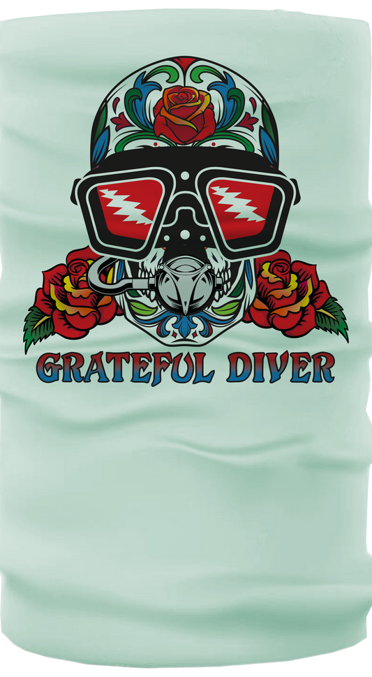 Grateful Diver Sugar Skull Neck Gaiter