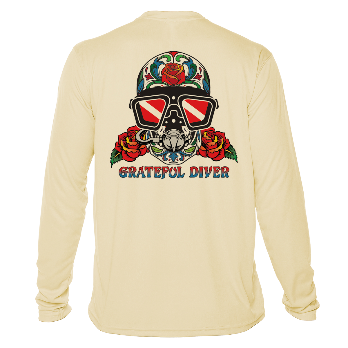Grateful Diver Sugar Skull UV Shirt