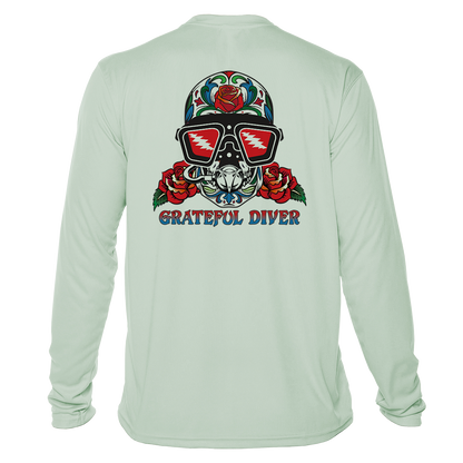 Sugar Skull UPF 50+ Long Sleeve Shirt | Grateful Diver
