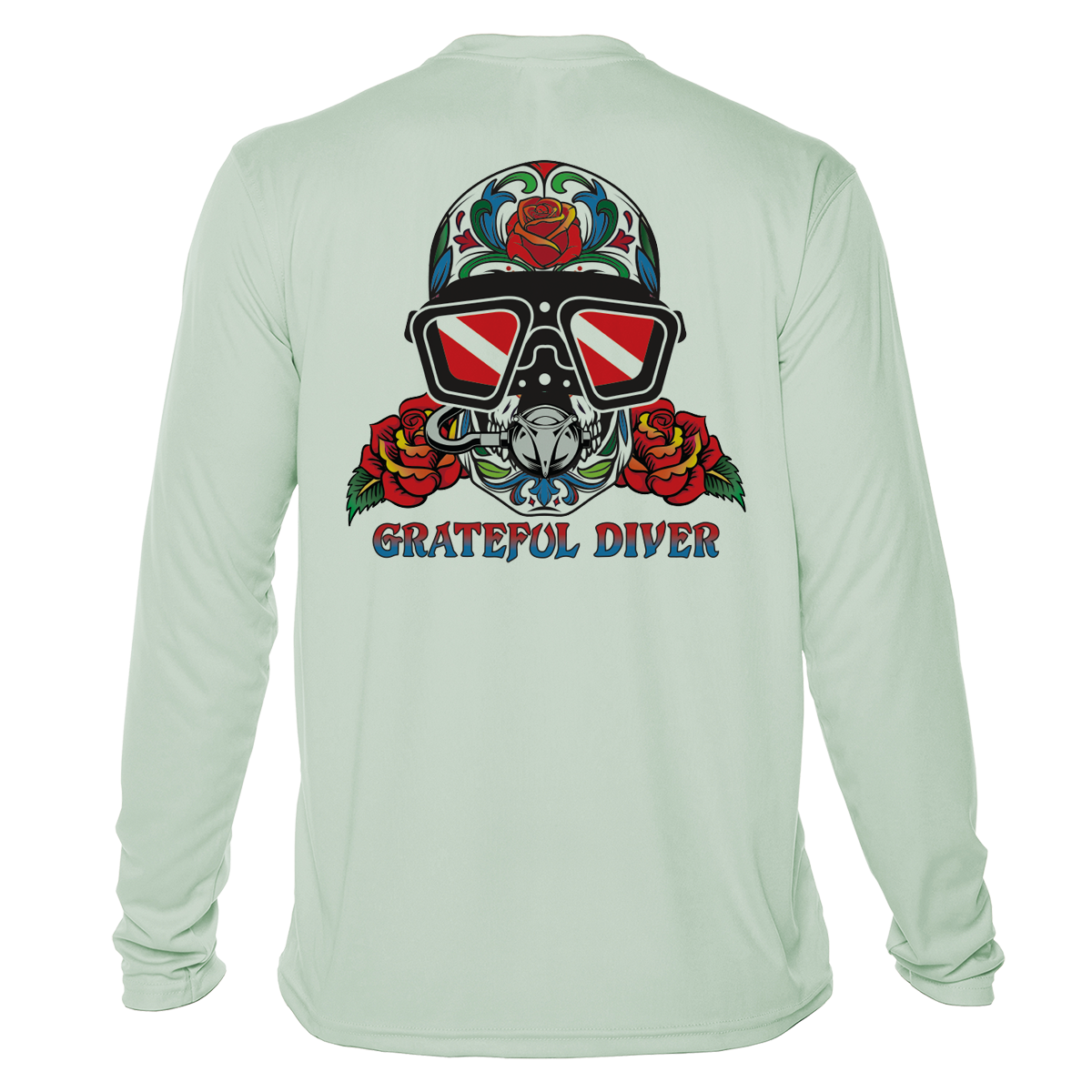 Grateful Diver Sugar Skull UV Shirt