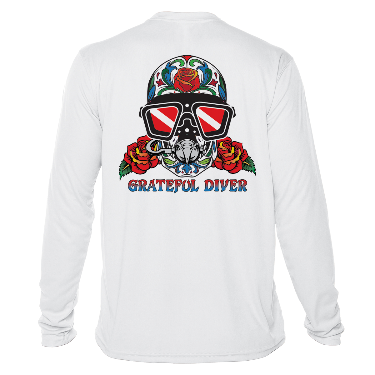 Grateful Diver Sugar Skull UV Shirt