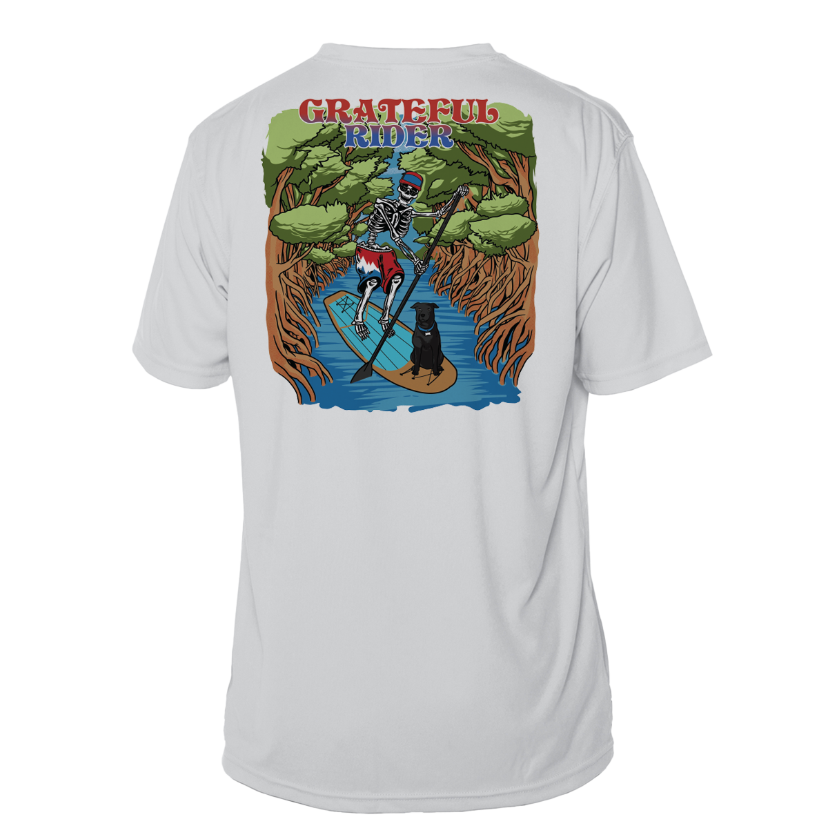 Grateful Rider Paddleboarder Short Sleeve UV Shirt