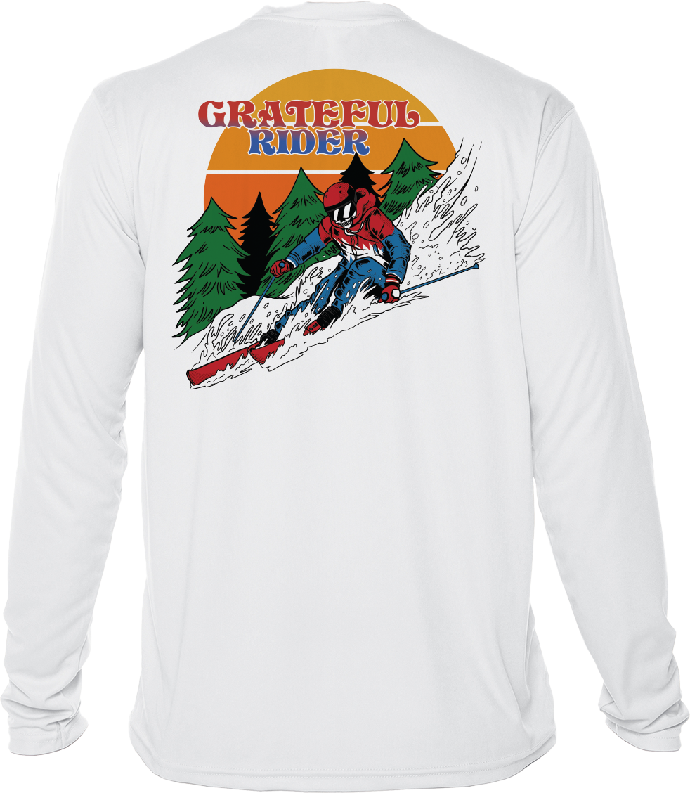 Grateful Rider Downhill Skier UV Shirt