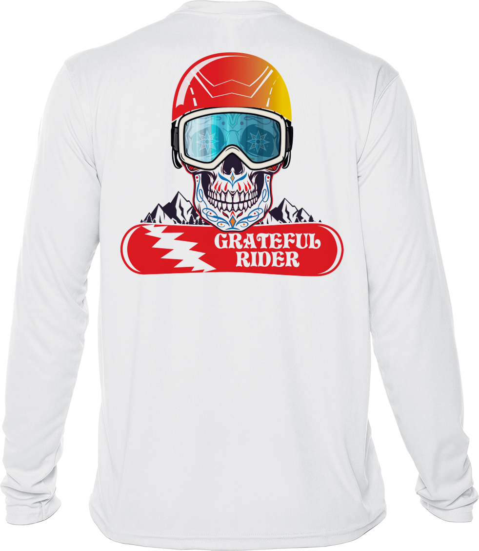Grateful Rider Snowboarding Sugar Skull UV Shirt